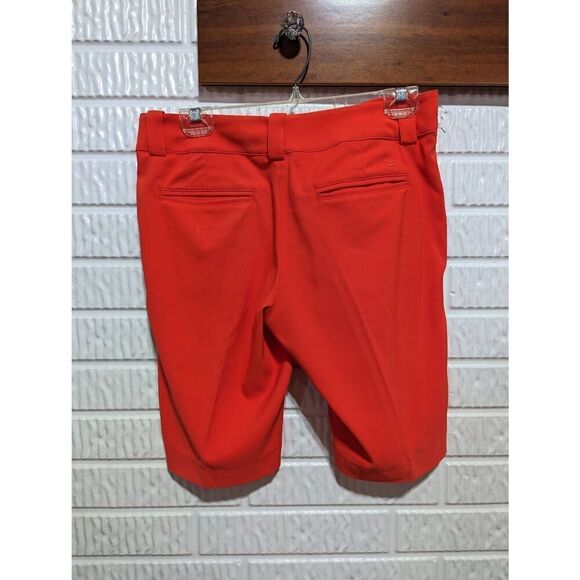 Nike Golf Women's 6 Orange Polyester Dri-Fit Shorts - Picture 4 of 8